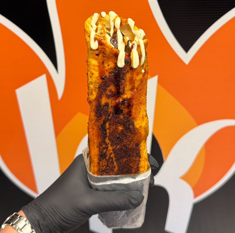 KK Shawarma - The Viral Crispy Shawarma Wrap