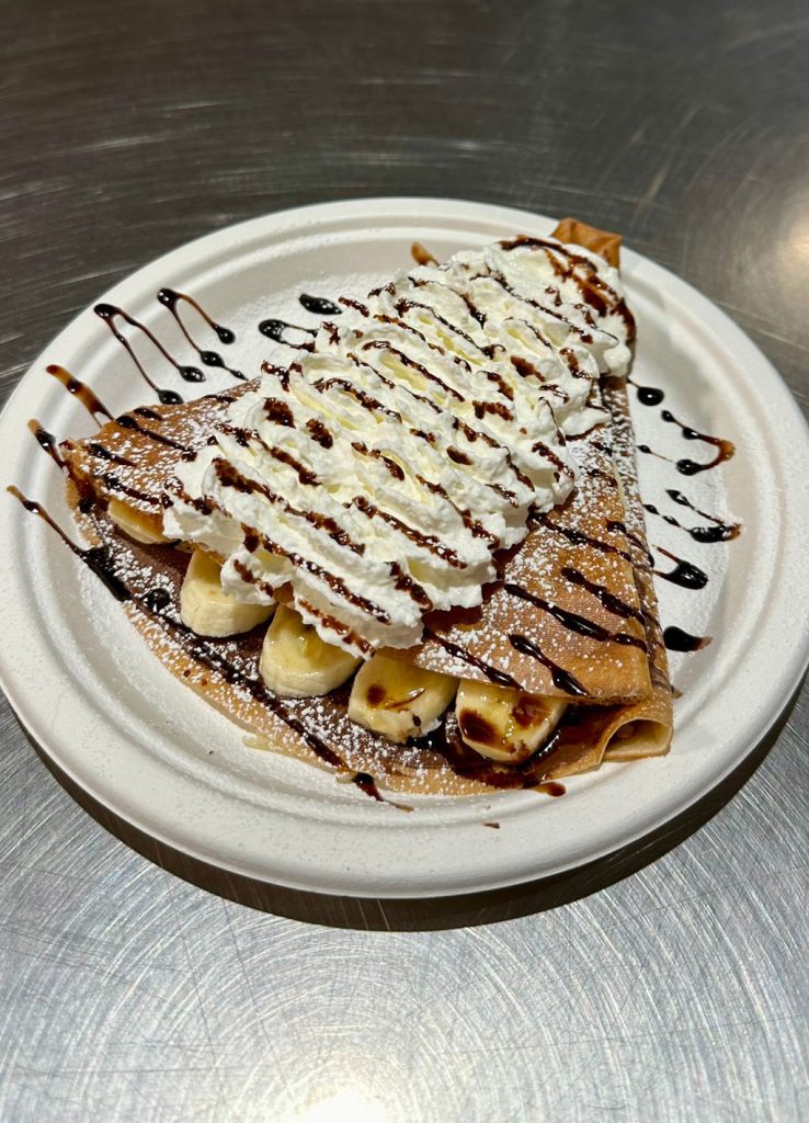 Ma Bonne - Banana, Nutella & Whipped Cream Crepe