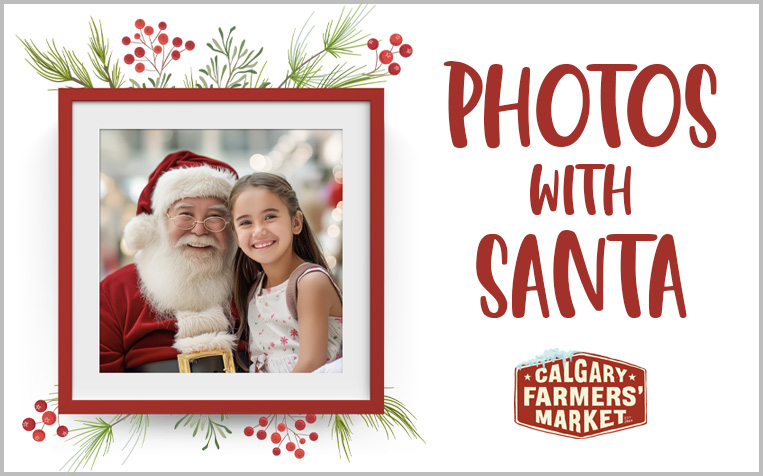 Photos With Santa at Calgary Farmers' Market