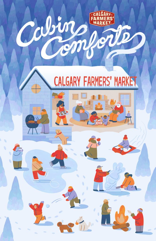 Cabin Comforts illustration by Leetia Lyons