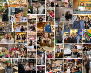International Women's Day at the market